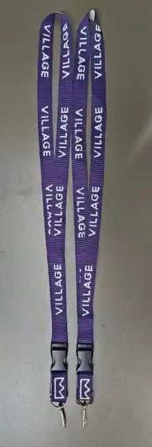 Village Classic Woven Embroidered Lanyard