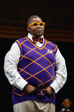Load image into Gallery viewer, LIT Argyle V Neck Sweater
