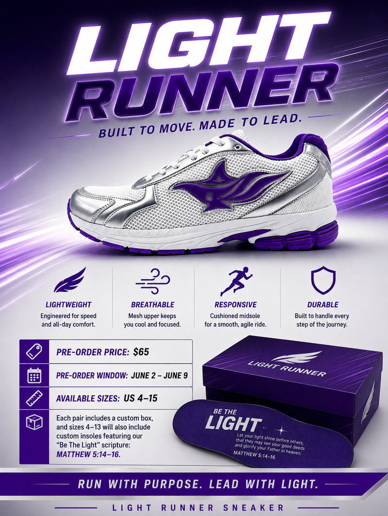Light Runner Sneaker 2.0 — Omega Lamplighters Edition