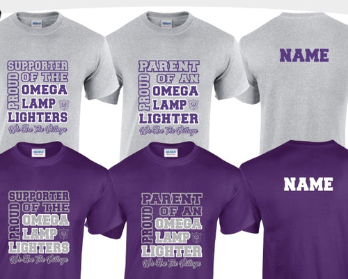 Omega Lamplighters Parents or Supporters T-Shirt