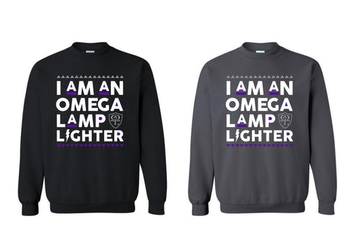 I Am An Omega Lamplighter Crewneck Sweatshirt